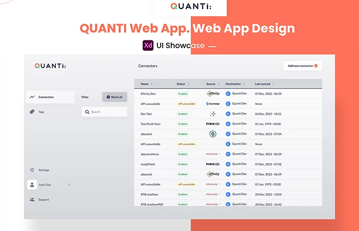 Interface Quanti App